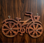 DIVINE Handcrafted Vintage Bicycle Wooden Key Holder