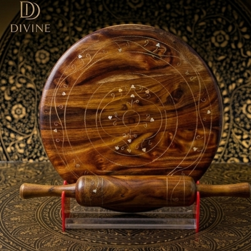 Handcrafted Premium Wooden Chakla Belan Set