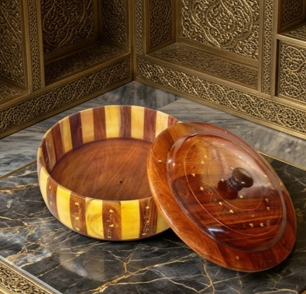 Luxury Wooden Hotpot & Serving Casserole