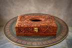 Elevate your home decor with this premium, artisan-crafted wooden tissue box holder