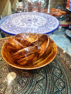 DIVINE Handcrafted Exotic Rosewood Nesting Bowls Set
