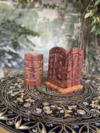 Handcrafted Premium Carved Wooden Pencil Holder