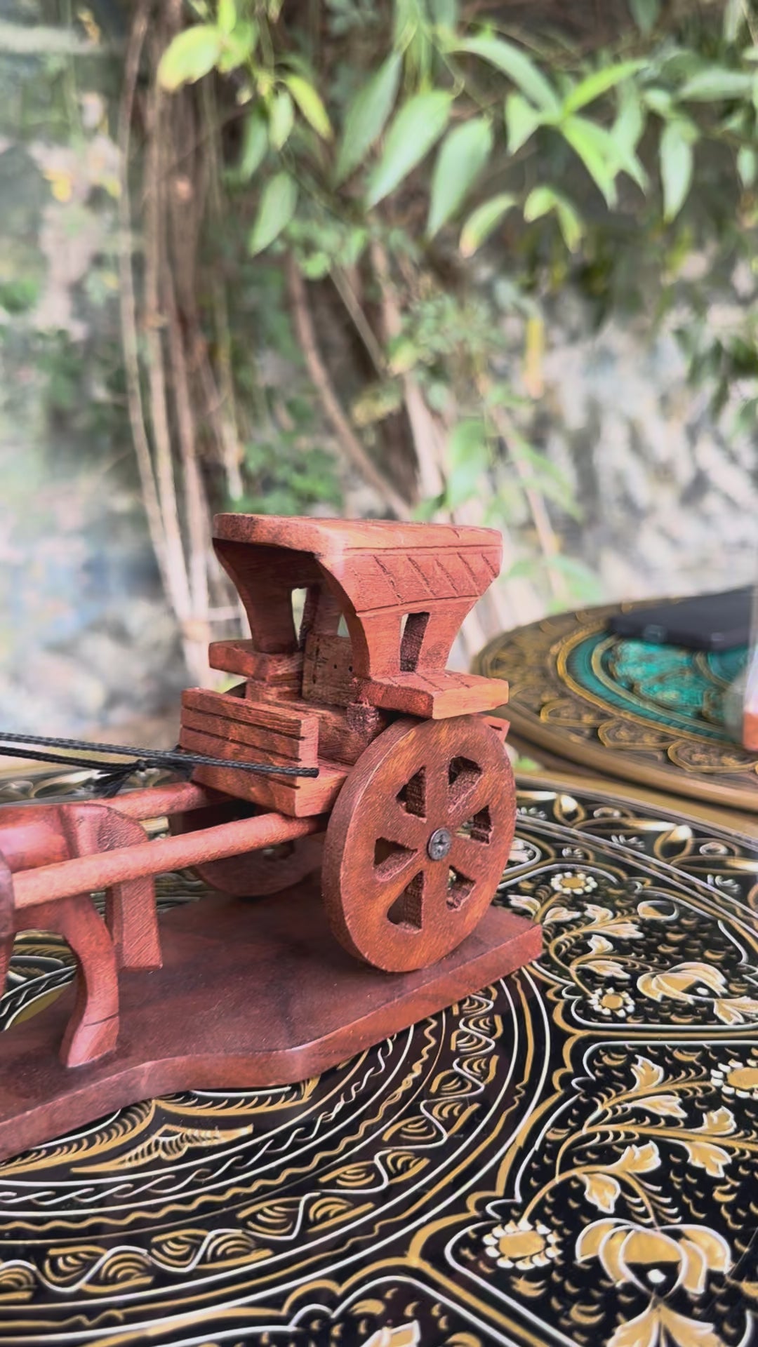 Handcrafted Vintage Wooden Tanga