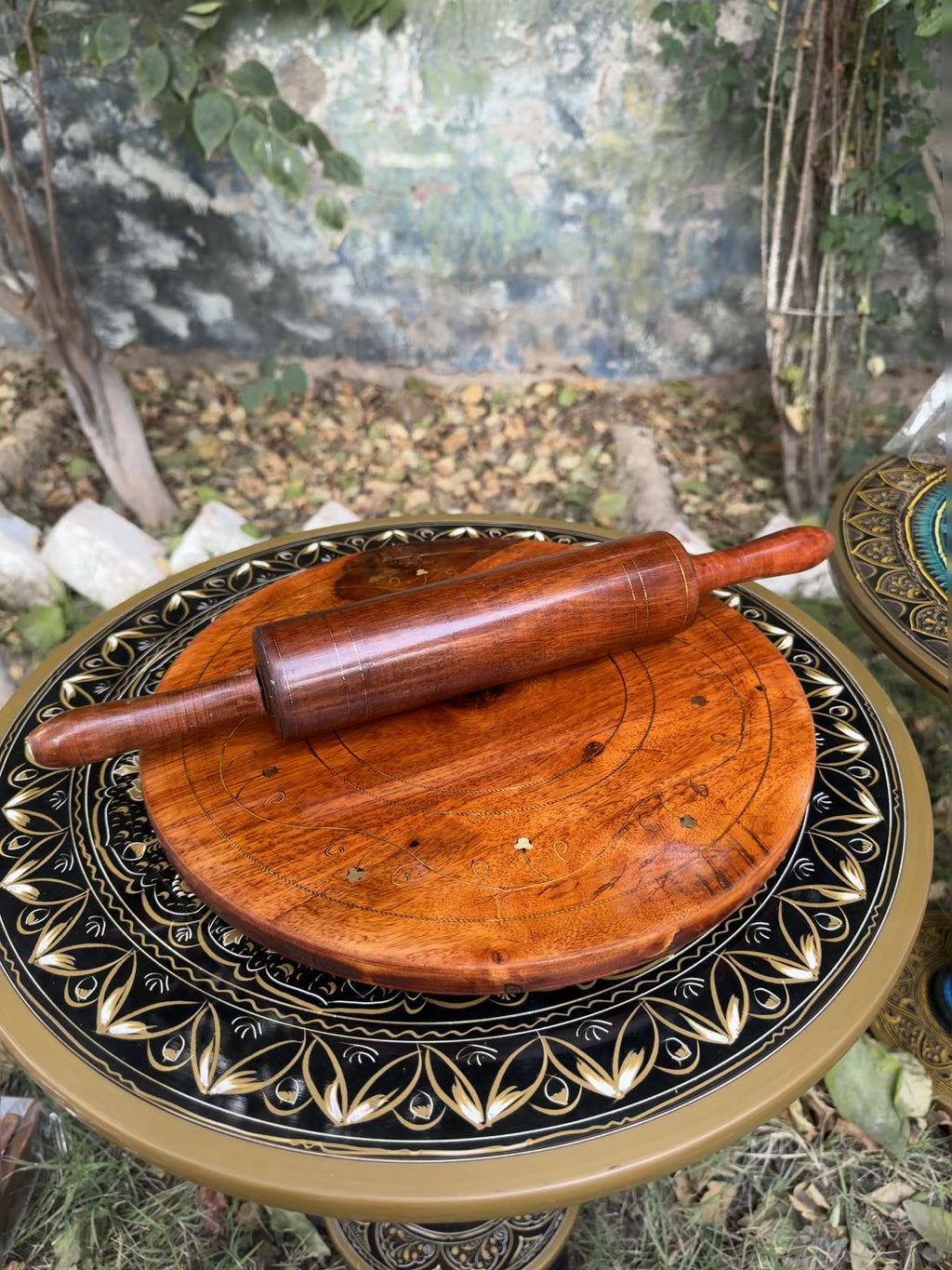 Premium Handcrafted Wooden Chakla Belna Set