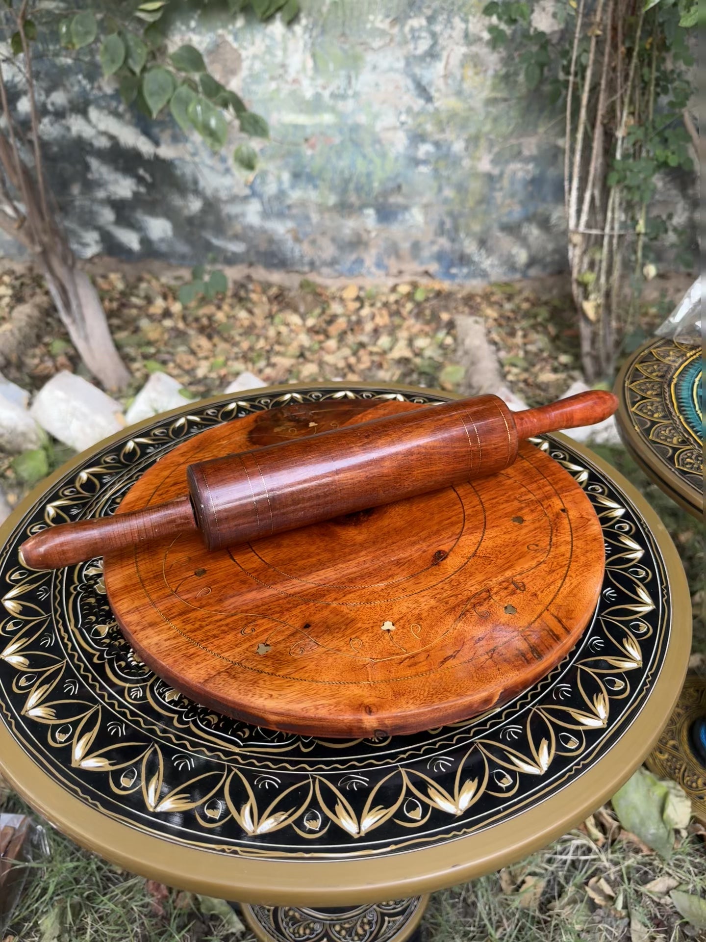 Premium Handcrafted Wooden Chakla Belna Set