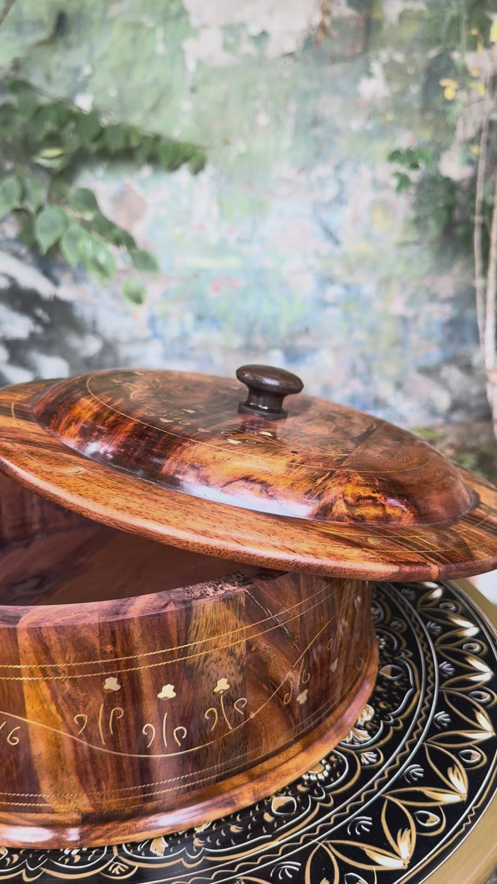 Premium Handcrafted Royal Hotpot – Full Brass Work Edition