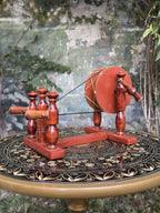 Handcrafted Vintage Wooden Charkha Model