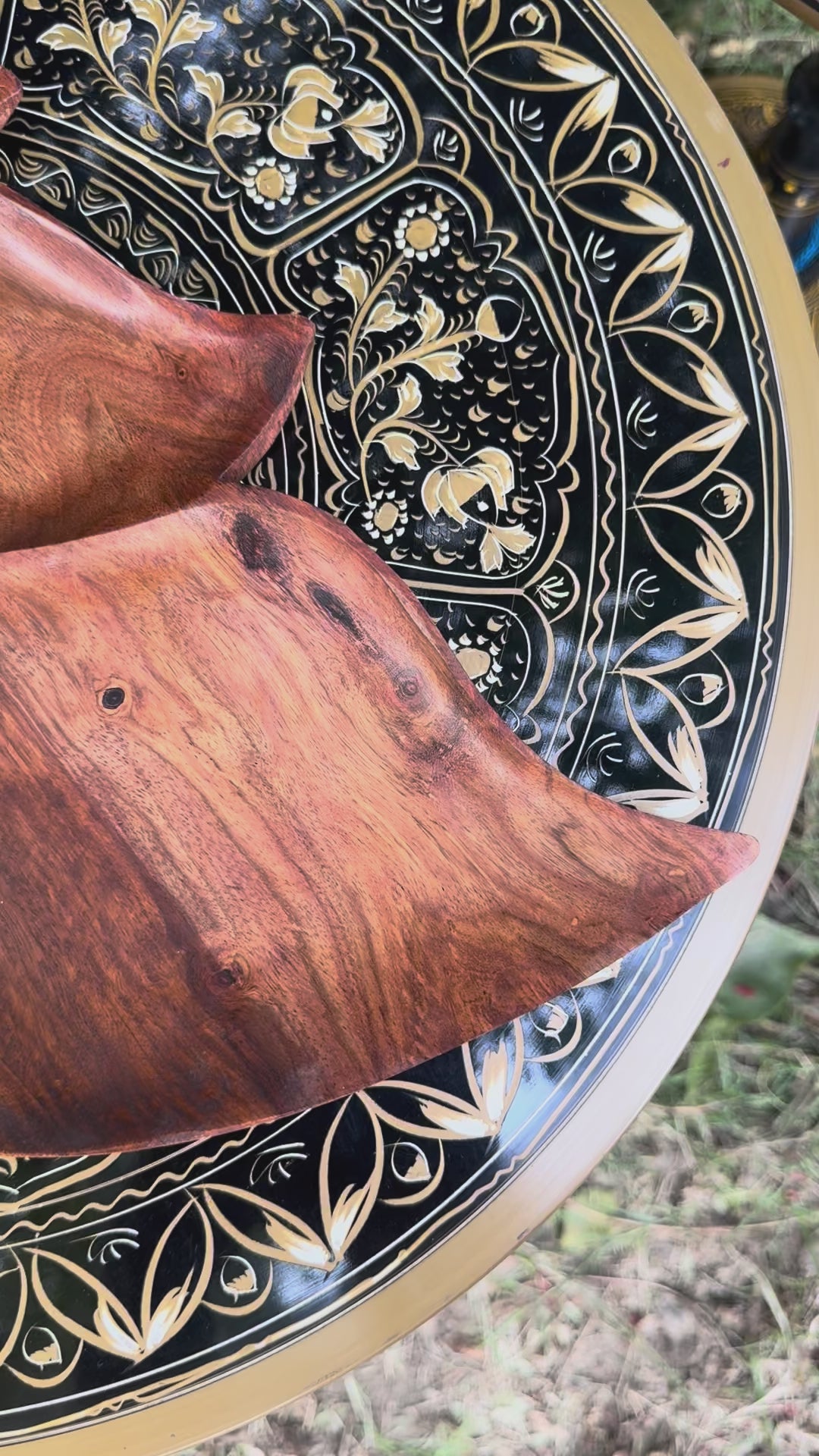 Handcrafted Leaf Wooden Dry Fruit & Snack Platter