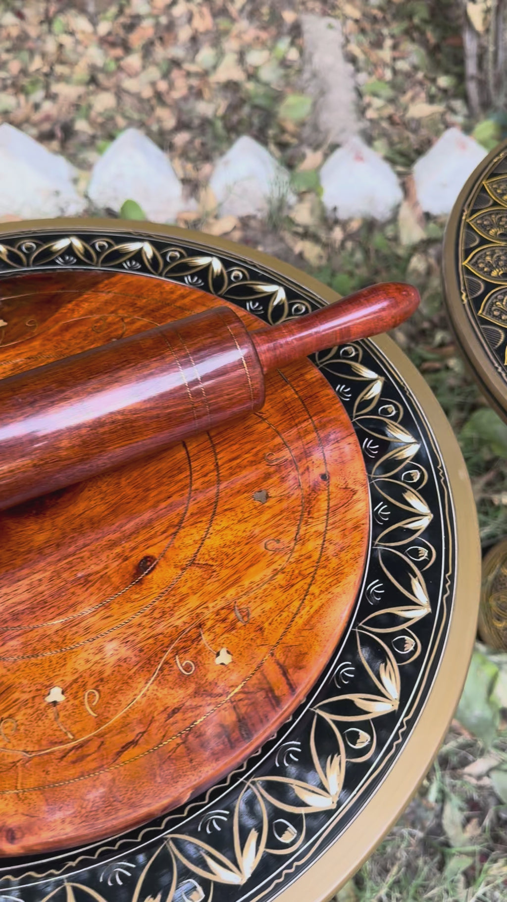Premium Handcrafted Wooden Chakla Belna Set
