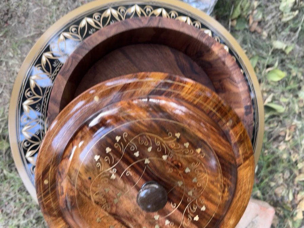 Premium Handcrafted Royal Hotpot – Full Brass Work Edition