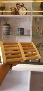Wooden foot massagaer