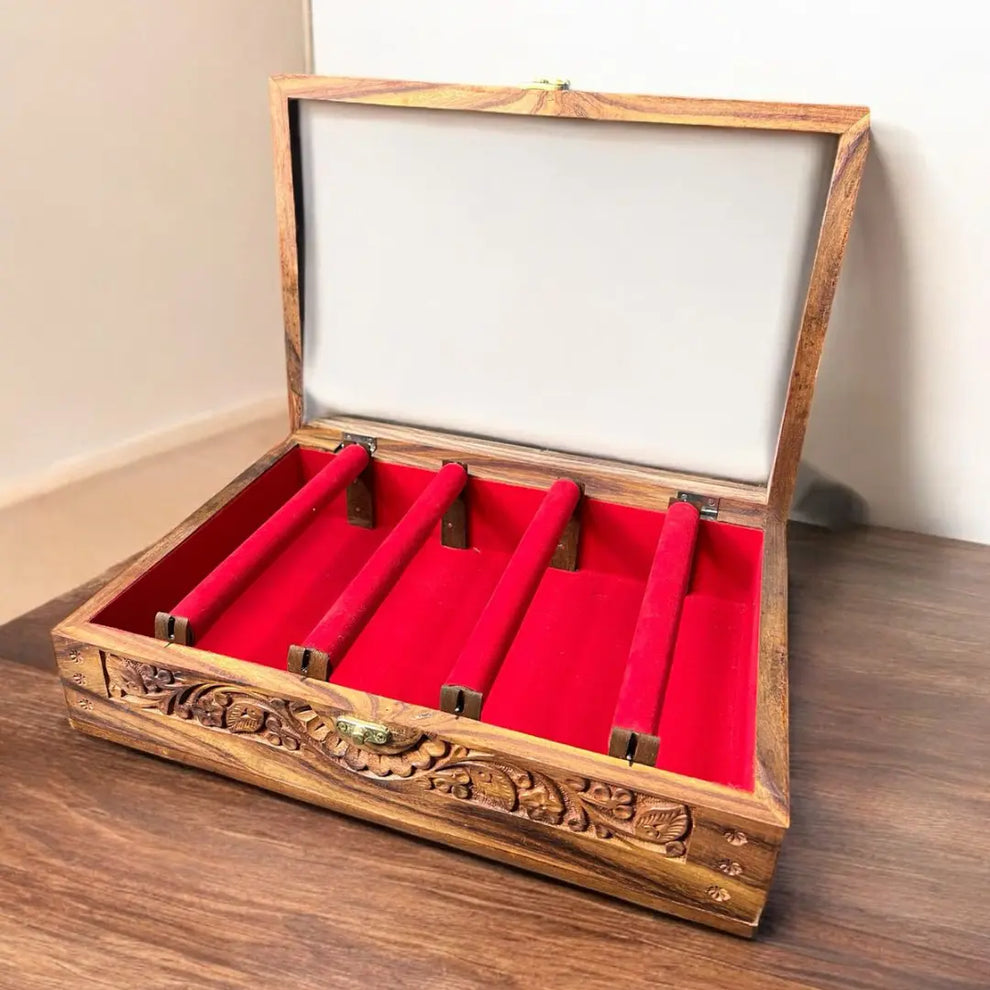 3/4-Rod Bangle Storage Box | Jewelry Organizer