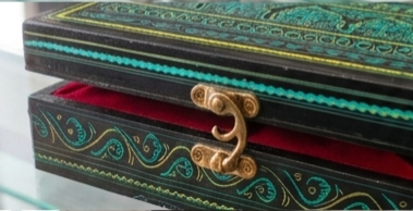Premium Wooden Nakshi Craft Jewelry & Keepsake Box | 3-Tier Organizer)